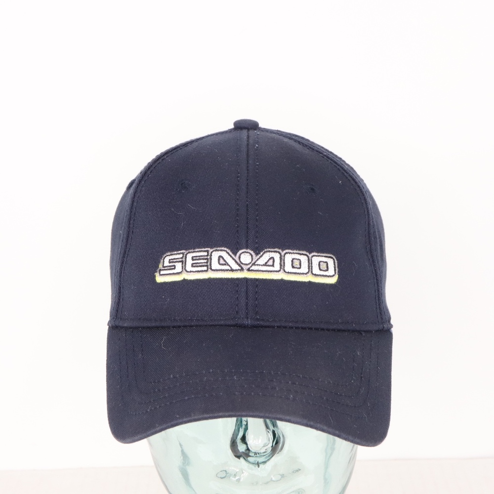 90s Sea Doo Spell Out Snapback Hat Cap Navy Blue